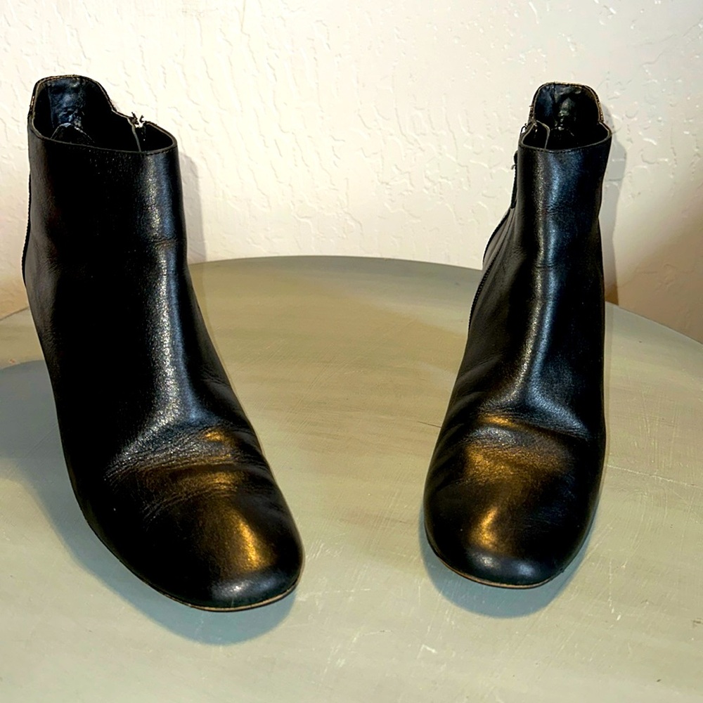 Cole haan black booties, size 10